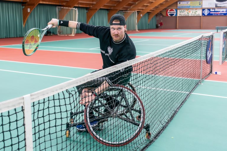 20260222 FVL Sportshoots Sportsnap Rolstoeltennis Clinic, Sportcenrum De Rhijenhof -1